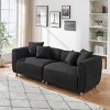 VASIP 89 inch Sofa for Living Room, Fashion Sofa with Metal Legs, 3 seats - 2 of 4