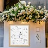 Eva Signature Mat Picture Frame – Guest Book Alternative for Weddings, Graduations, or Retirement – Autograph Photo Mat for Signature Board - 4 of 4
