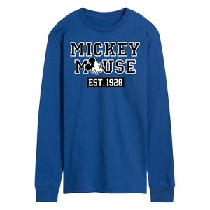 Men's - Disney - Mickey Est 1928 Long Sleeve Graphic T-Shirt - 1 of 4