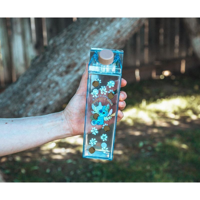Silver Buffalo Disney Lilo & Stitch Coconuts Plastic Milk Carton Bottle | Holds 16 Ounces, 5 of 7