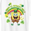 Women's - SpongeBob Squarepants - Spongebob Happy St Patricks Day Short Sleeve Graphic T-Shirt - 2 of 4
