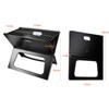 SEVOBAL Outdoor Grills, Griddles and Smokers Portable Foldable Charcoal Grill, Outdoor BBQ with Spacious Cooking Area, Black, 19.29"*17.71"*1.97" - 3 of 4