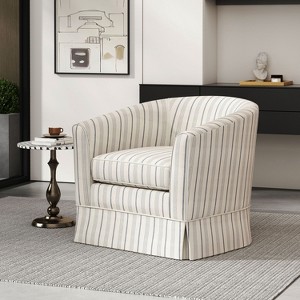 NicBex Accent Chair Swivel Chair with Loose Cover Lounge Chair Reading Chair Comfy Chair for Living Room, Beige - 1 of 4