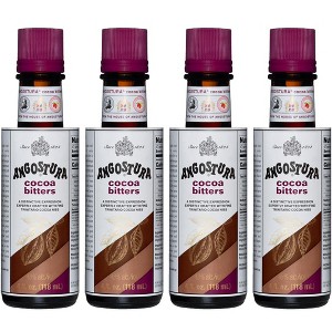 Angostura Cocoa Bitters - 4 FL OZ, Premium Cocktail Bitters for Home and Professional Mixologists, Kosher Certified, Sodium-Free Flavor Enhancer - 1 of 2