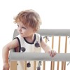 LISM 3PCS Crib Rail Covers Teething Edge & Corner Guard Coverage Straps for Full Size Crib - 4 of 4