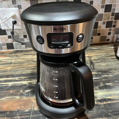 Mr. Coffee - 12-Cup Programmable Coffee Maker, Strong Brew Selector