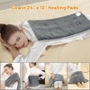 12''x24'' Gray Electric Heating Pad for Pain Relief, Machine Washable with 3 Heat Settings ,Heating pad for Neck and Shoulder, Knee, Arms, Legs - 2 of 4