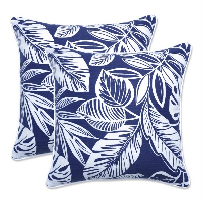 2pc Delray Outdoor/Indoor Throw Pillows - Pillow Perfect