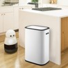 15 Gallon Automatic Trash Can with Lid, Touchless Garbage Can, Smart Motion Sensor Trash Can - 3 of 4
