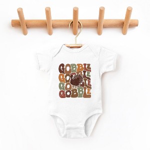 The Juniper Shop Gobble Turkey Baby Bodysuit - 1 of 3