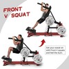 ER KANG Hack Squat Machine, Plate Loaded V Squat Machine with Band Pegs, Lower Body Special Leg Machine, Calf Raise Machine Home Gym - 2 of 4