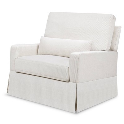 Namesake Crawford Chair and a Half Pillowback Swivel Glider
