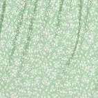 green ditsy flower