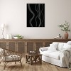 32" x 42" Rippling Stitches II by Regina Moore Framed Canvas Wall Art Print - Amanti Art: Modern Abstract, Vertical Layout, Lithograph - 4 of 4