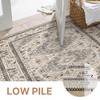 ABYNOW 8x10 Machine Washable Area Rug – Modern Abstract Soft Low-Pile Carpet with Non-Slip Backing for Living Room & Bedroom - 3 of 4