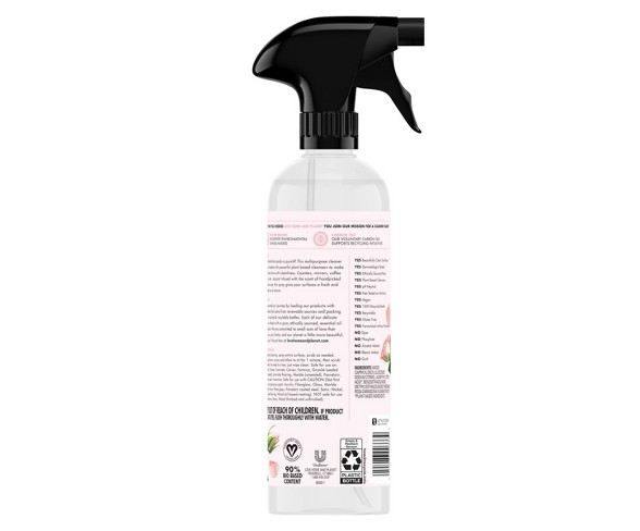 Love Home &#38; Planet Bulgarian Rose Petal Multipurpose Cleaner Spray - 23oz