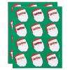 24ct Santa Faces Christmas Stickers - image 2 of 4