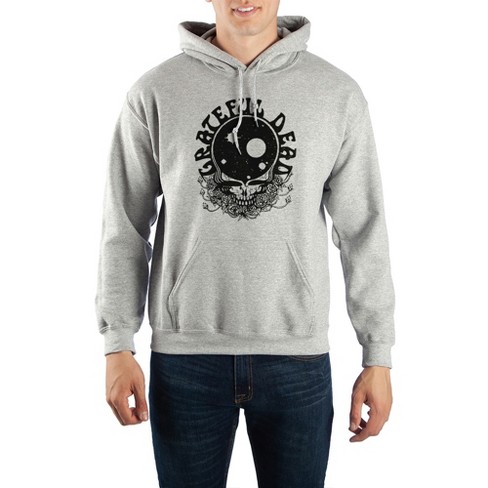 Mens Grateful Dead Punk Rock Band Hoodie-Small