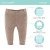 The Peanutshell Earthy Neutral Pants for Baby Boys and Girls, 5-Pack Set - 3 of 4