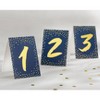 18ct "1-18" Tented Table Numbers Navy: Kate Aspen Party Decorations, Cardboard, Table Number Holders - 3 of 4