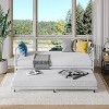 Twin Size Daybed Frame Heavy Duty Metal Slats Mattress Foundation Platform Sofa Bed with Headboard for Bedroom, Daybed - 3 of 4