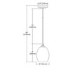 Elk Home Whisp 1 - Light Pendant in  Oil Rubbed Bronze - 2 of 4