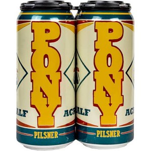 Half Acre Pony Pilsner Beer - 4pk/16 fl oz Cans - 1 of 1