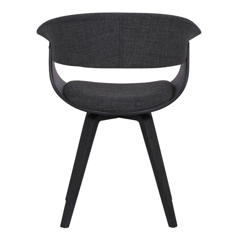 Summer Contemporary Dining Chair Black- Armen Living, 6 of 8