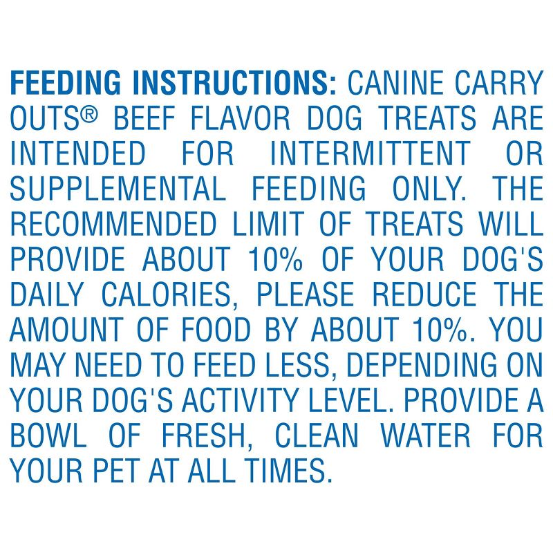 Canine Carry Outs Beef Dry Chewy Dog Treats, 4 of 9