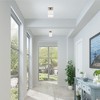 Livex Lighting Aragon 1 - Light Flush Mount in  Brushed Nickel - 3 of 4