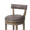 Maven Lane Alexander Swivel Bar Stool with Faux Leather 31" - 4 of 4