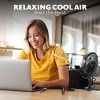 RamPro Portable Desk and Clip on Fan, 6 Inch Fans Small and Quiet Plug In, Small Personal Cooling Fan for Desk Home Office, 2 Speed, Adjustable Tilt - 4 of 4