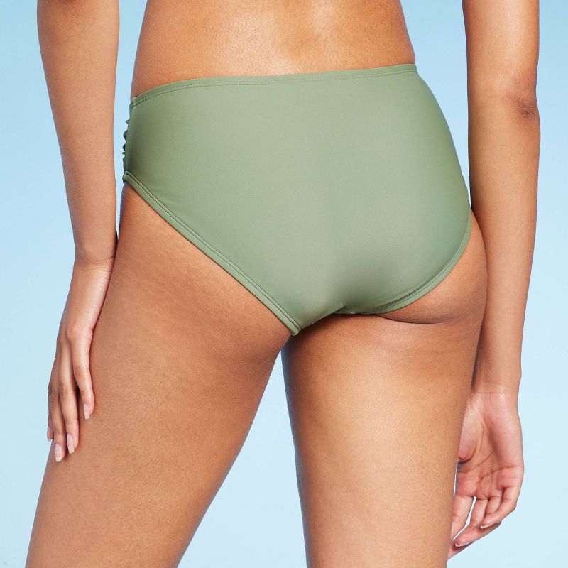 Women's Shirred Hipster Bikini Bottom - Shade & Shore™, 3 of 7