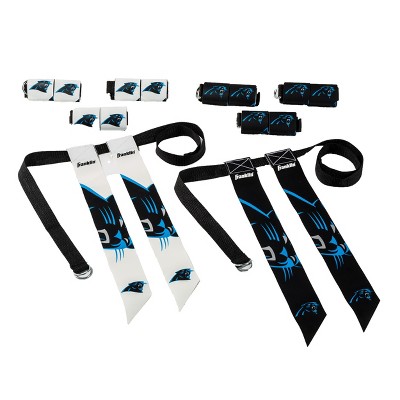 NFL Franklin Sports Carolina Panthers Youth Flag Football Set