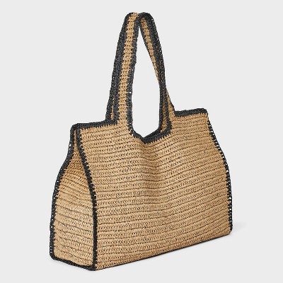 Сумки A New Day Straw XL Tote Bag - A New Day™ Natural — фото 3