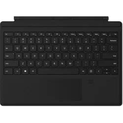 Microsoft Surface Pro Signature Type Cover w/ Finger Print Reader Black - For Surface Pro - Fingerprint ID Security - Infinitely Adjustable