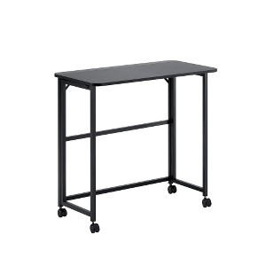 LIVAREEmlen Foldable Desk for Small Space, 31.5 Inches Writing Computer Desk in Study, Home Office Foldable Office Desk for Bedroom,Black - 1 of 4
