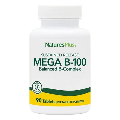 Mega B-100 Time Release by Nature's Plus  -  90 Sustained Release Tablet