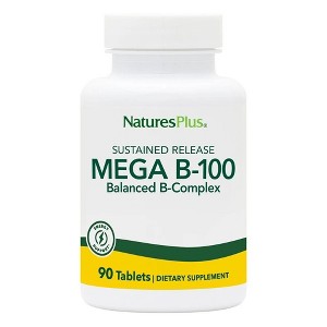 Mega B-100 Time Release by Nature's Plus  -  90 Sustained Release Tablet - 1 of 2
