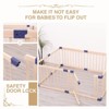 Wooden Baby Playpen, Large Wood Gate Playpen for Babies and Toddlers, Baby Fence Play Yard with Door for Kids Activity Center - 4 of 4