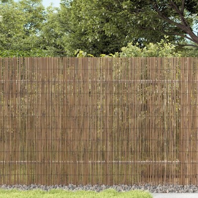 vidaXL Garden Fence 157.5"x39.4" Reed
