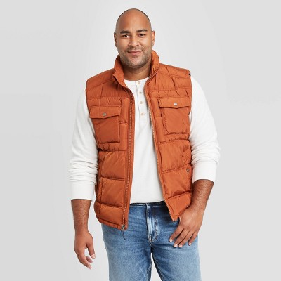 mens puffer vest target