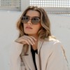 WMP Eyewear Womens Polarized Lens Aviator Sunglasses - 3 of 4