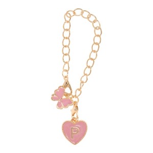 Unique Bargains Butterfly Heart Cup Chain Charm Water Cup Pendant 1 Pc - 1 of 4
