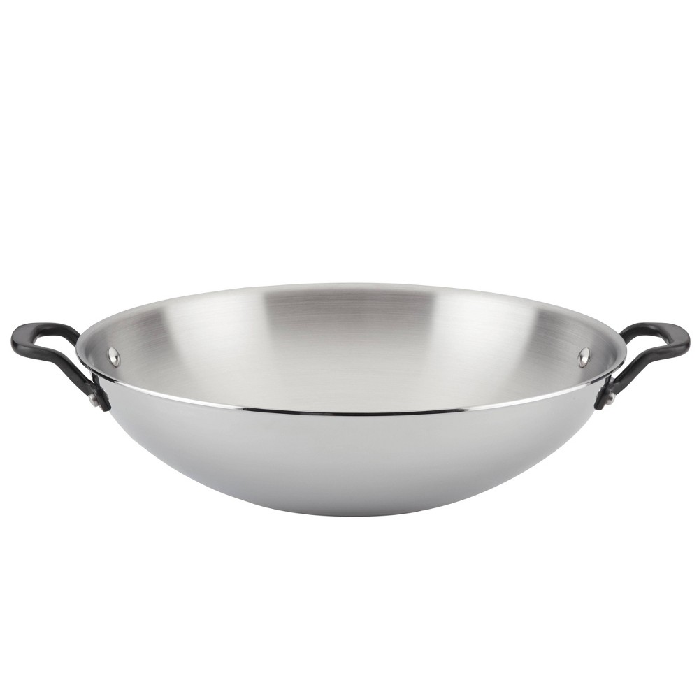 Photos - Pan KitchenAid 5-Ply Clad Stainless Steel 15" Wok 