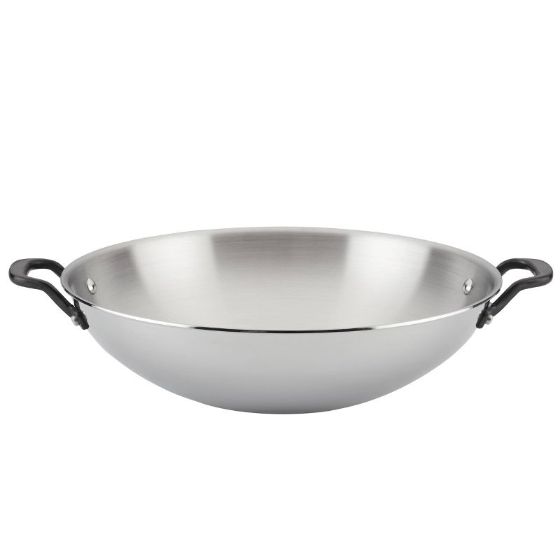KitchenAid 5-Ply Clad Stainless Steel 15&#34; Wok, 1 of 15