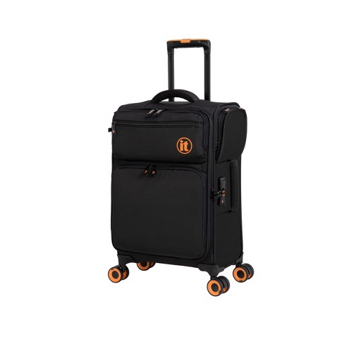 30 Rolling Wheeled Duffle Bag Spinner Suitcase Luggage Expandable (30 inch, Black)