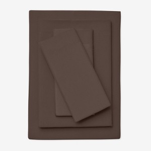 BrylaneHome BH Studio Solid Microfiber Sheet Set - 1 of 4