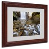 Trademark Fine Art -Pierre Leclerc 'Looking Glass Falls' Matted Framed Art - 2 of 3