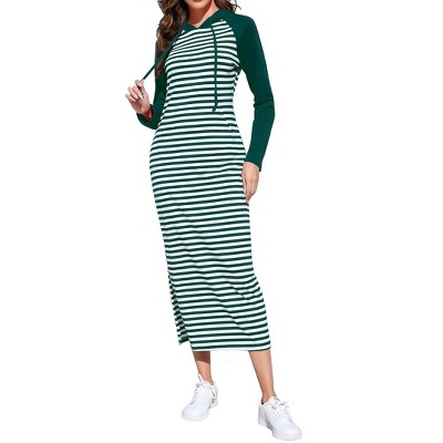 dark green white stripes